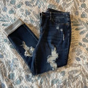 Judy blue high rise boyfriend fit jeans
